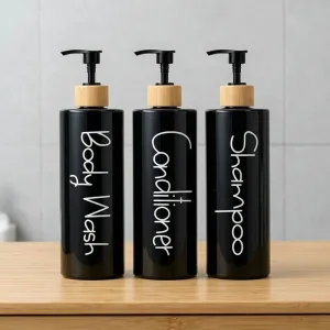 Ensemble de 3 distributeurs à pompe pour salle de bain