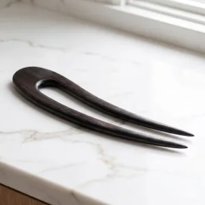 Élégante épingle à cheveux en bois