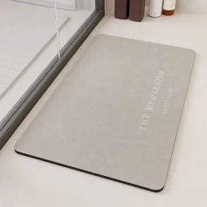 Tapis de bain doux super absorbant, épais et antidérapant