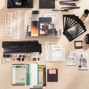 Ensemble d’autocollants décoratifs de scrapbooking cinématographique DIY pour loisirs créatifs