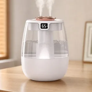 Humidificateur d’air USB grande capacité, diffuseur d’arômes avec veilleuse