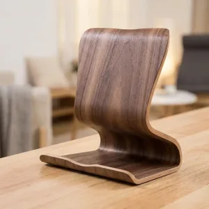 Support en bois pour tablette et téléphone