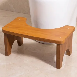 Marchepied de toilette en bambou style Squatty Potty