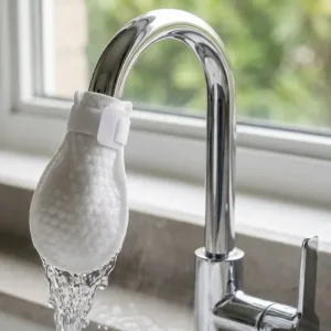 50 pièces Chaussettes filtrantes réutilisables en coton pour purifier l’eau du robinet