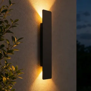 Applique murale LED en aluminium étanche à éclairage haut et bas