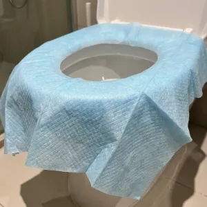 10 protège-sièges de toilette jetables portables pour le voyage