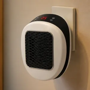 Chauffage électrique portable à brancher pour la maison avec télécommande