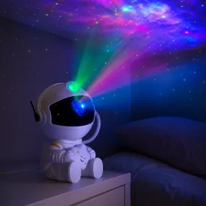 Veilleuse astronaute projecteur de galaxie, jolie lampe de chambre