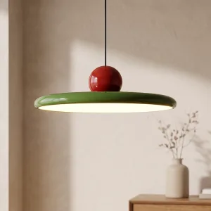Lustre moderne minimaliste blanc chaud, suspension LED pour plafond