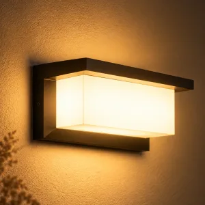 Lampe murale LED lumineuse rectangulaire