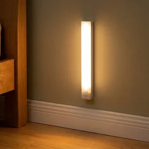 Veilleuse LED rechargeable à détecteur de mouvement, lampe magnétique murale