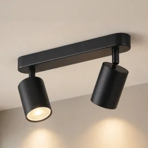Spot de plafond LED élégant et orientable en aluminium