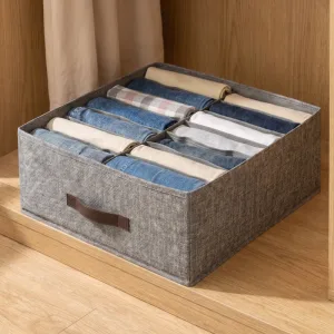 Boîte de rangement de garde-robe en tissu non tissé, organisateur de vêtements